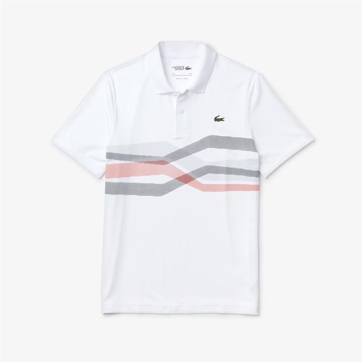 imod Velkommen eskortere Men's Lacoste SPORT Graphic Breathable Golf Polo Shirt XXXL White | M2  Boutiques