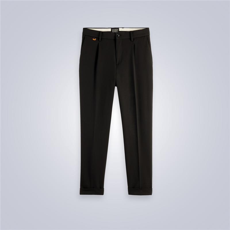 CHINO À PLIS 38 Noir L34