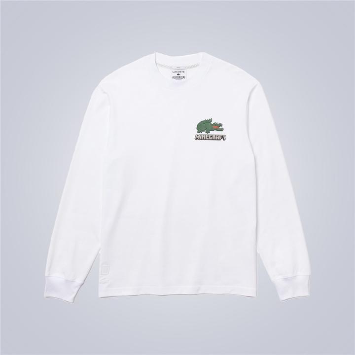 Lacoste X Minecraft - Crafting Together Tee - White