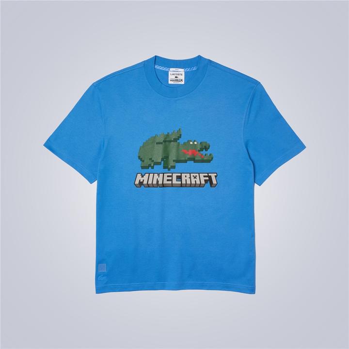 blue minecraft shirt