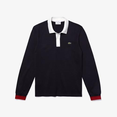 Men s Lacoste Regular Fit Made in France Polo Shirt L Navy M2 Boutiques