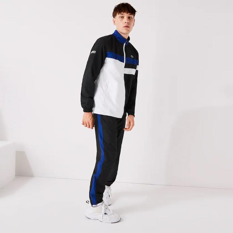 Mens lacoste discount tracksuit sale