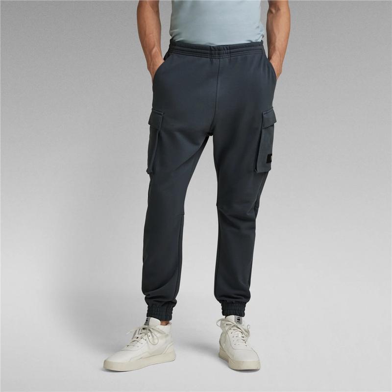 Slim Cargo Pants, Medium blue