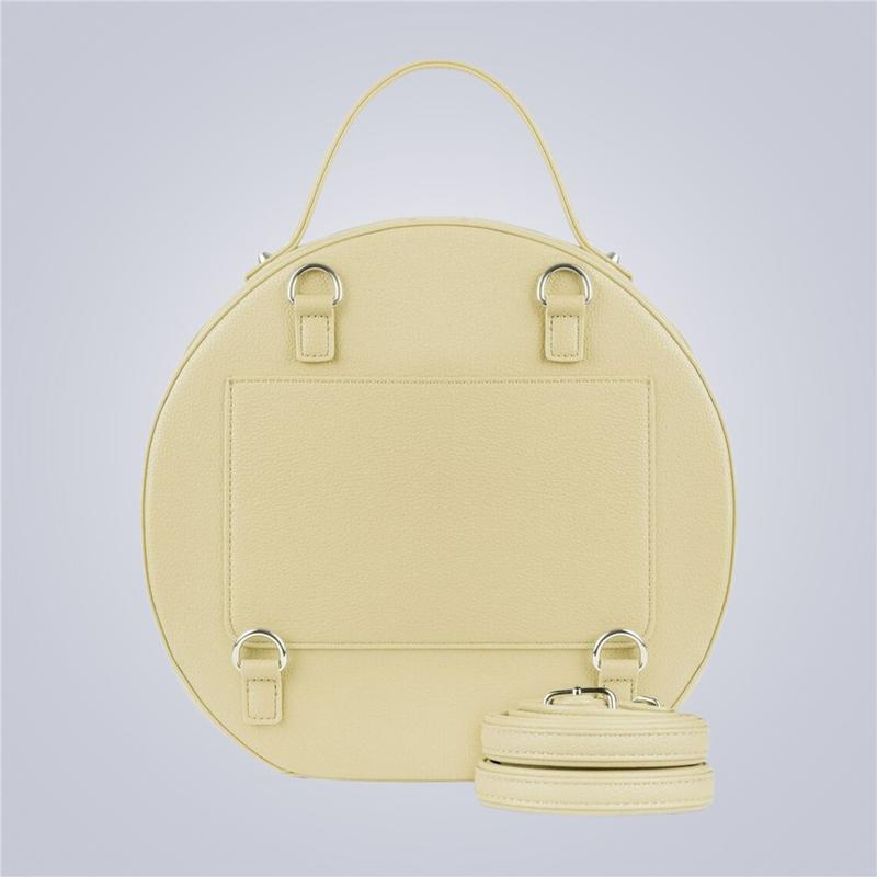 Pastel yellow handbag sale