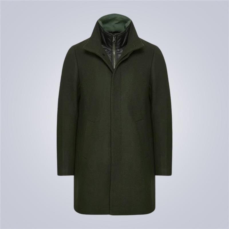 manteau vert forêt