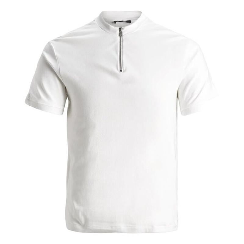White zip up polo hotsell