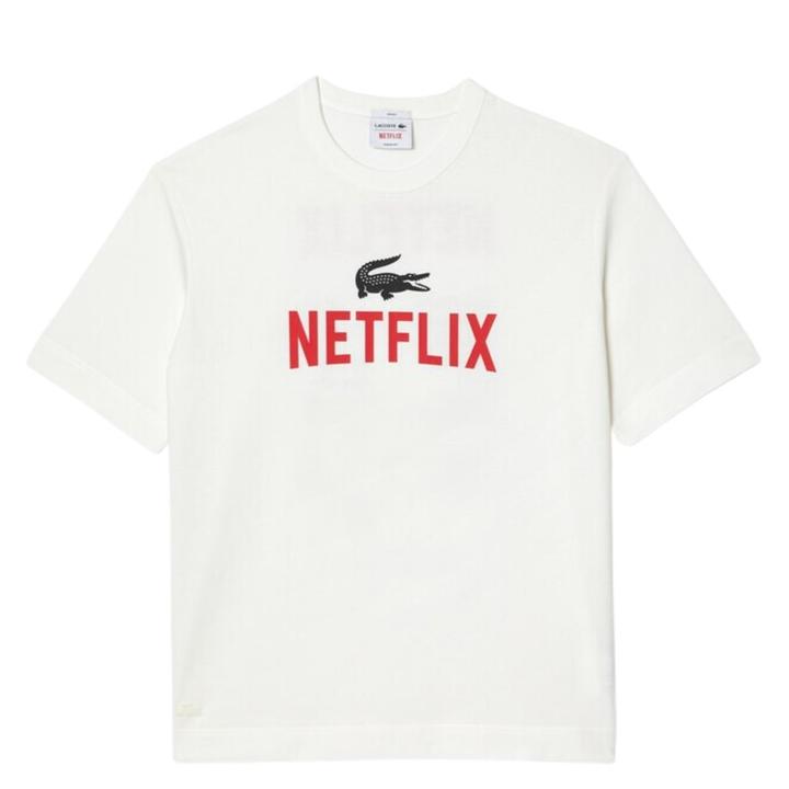 LACOSTE X NETFLIX T SHIRT XXXL Cream M2 Boutiques