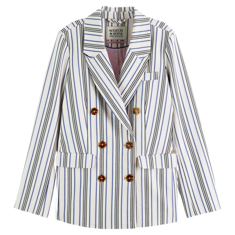 Scotch and soda striped blazer sale