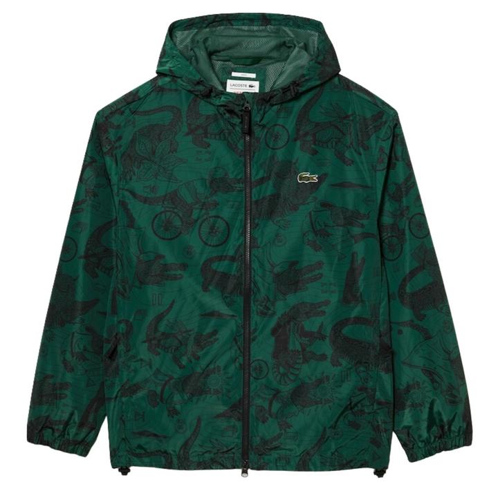 Lacoste lightweight hooded online jacket