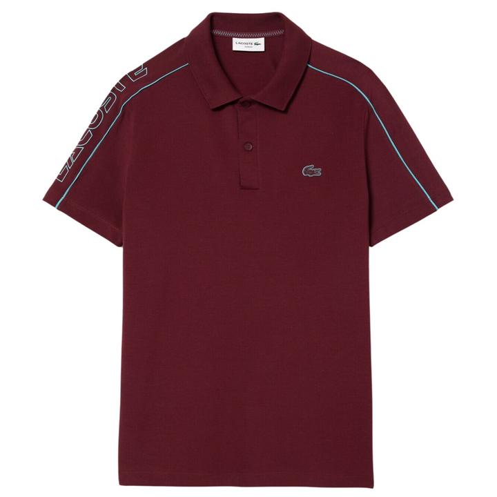 Maroon lacoste hot sale polo