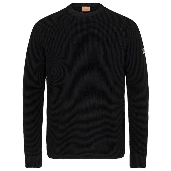 Crew neck knit clearance sweater