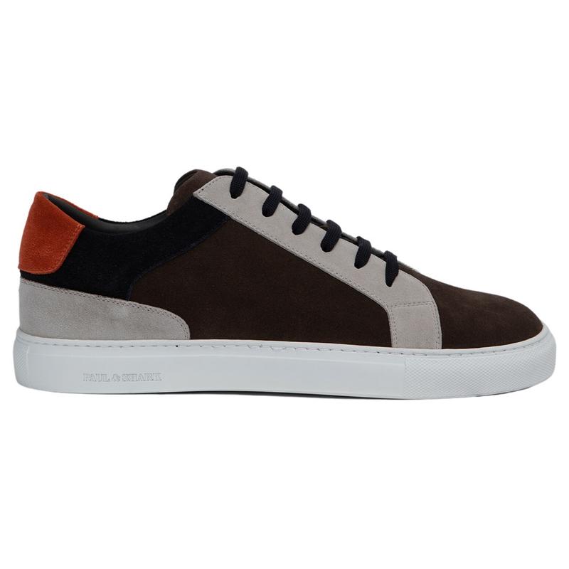 Brown leather cheap athletic shoes