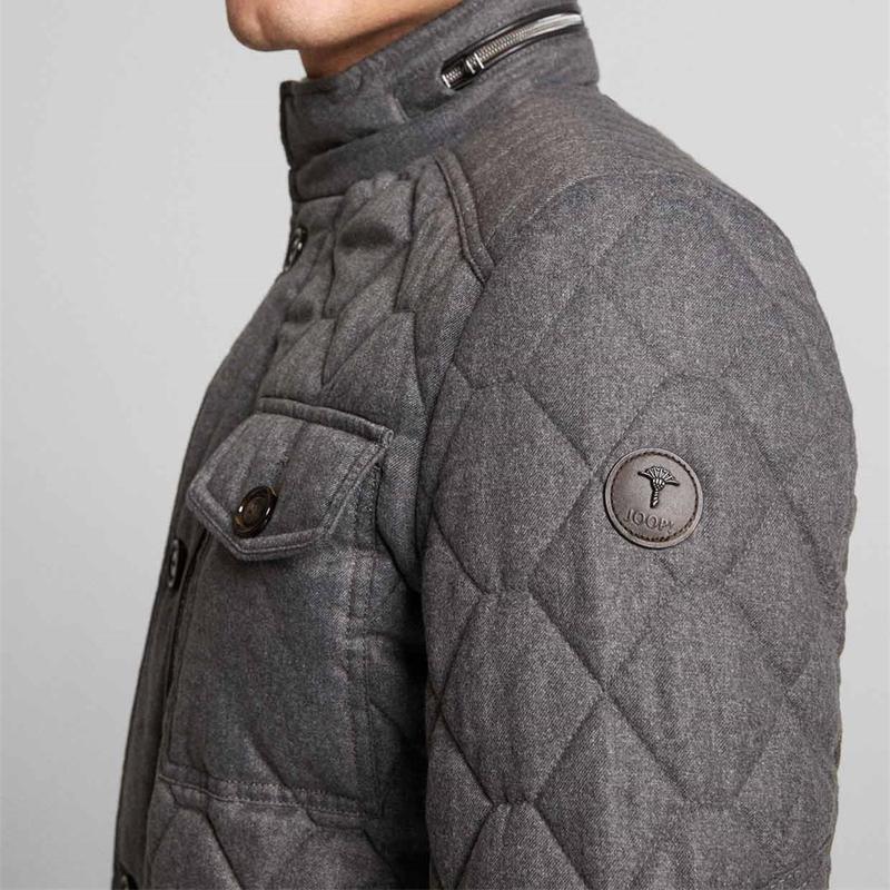 Quilted Jacket 38 Grey | M2 Boutiques