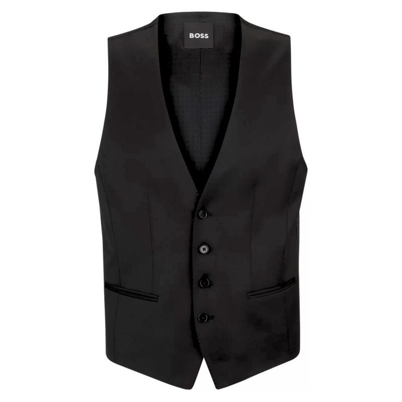 Hugo boss black waistcoat hotsell