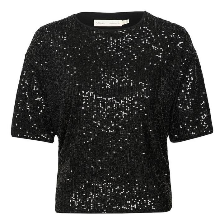 Sequin blouse black online