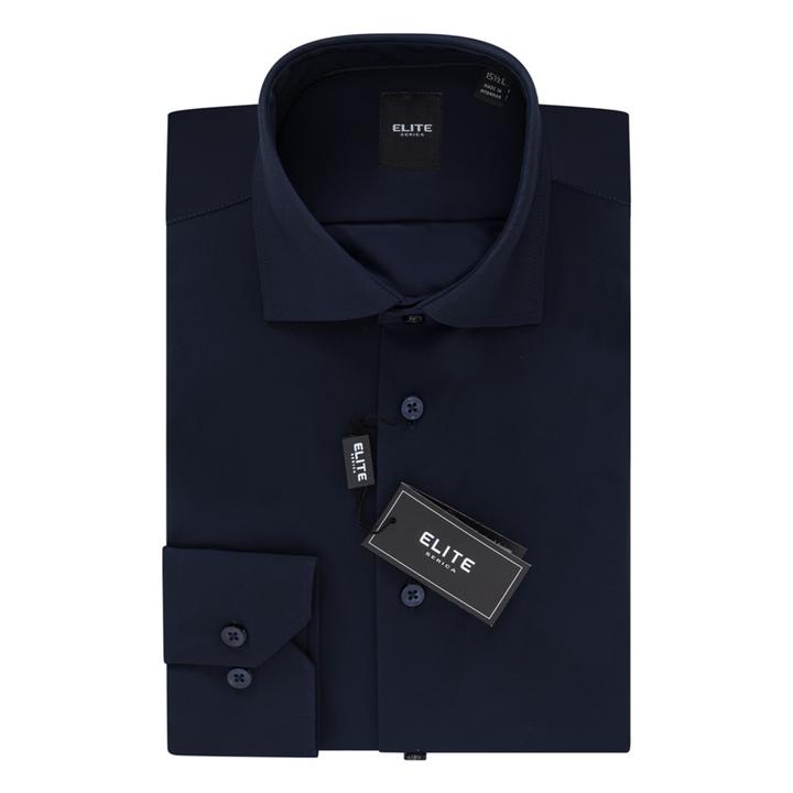 Navy blue sale dress shirt