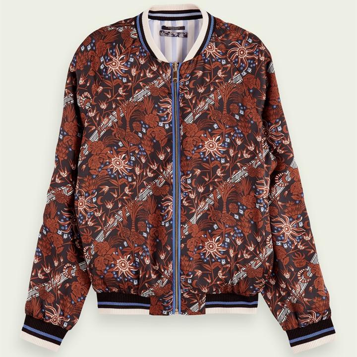 Lace sleeve 2024 bomber jacket