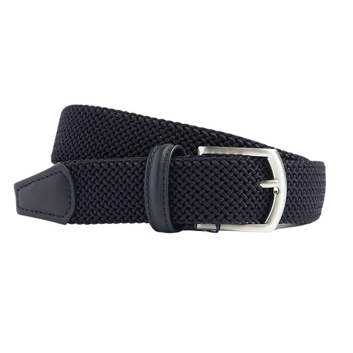 Navy elasticated outlet belt