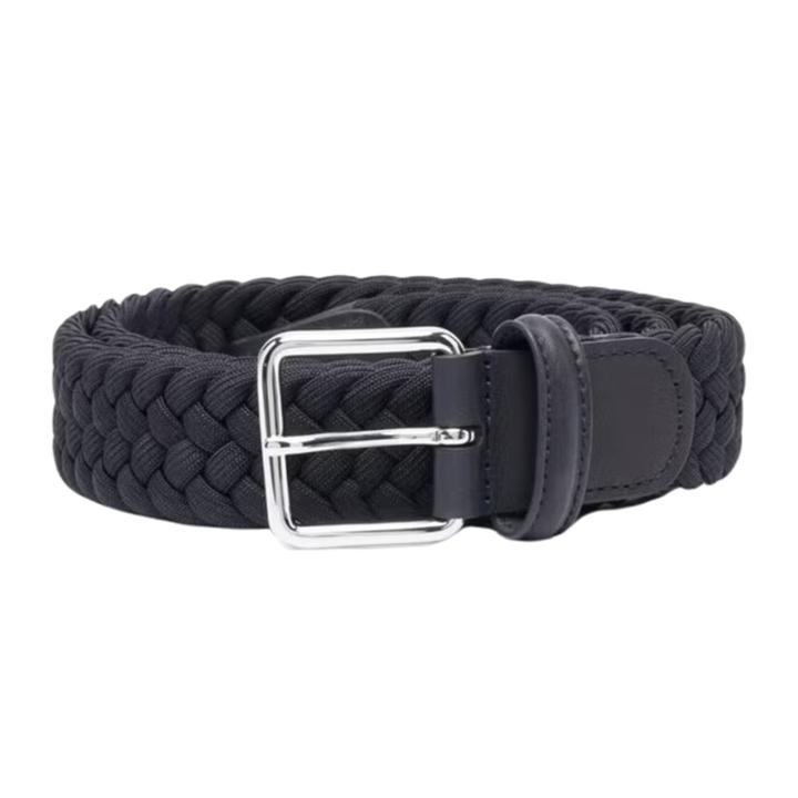 Navy stretch shop belt