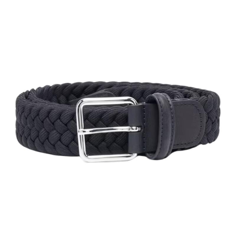 Navy elasticated outlet belt