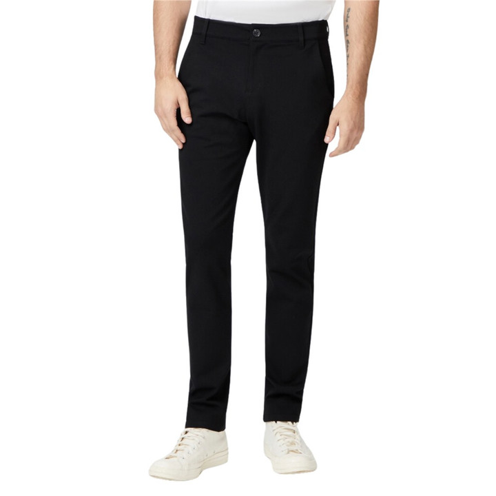 slim fit dress slacks Stafford Double Front Pant, Tarmac / 31in main image 0