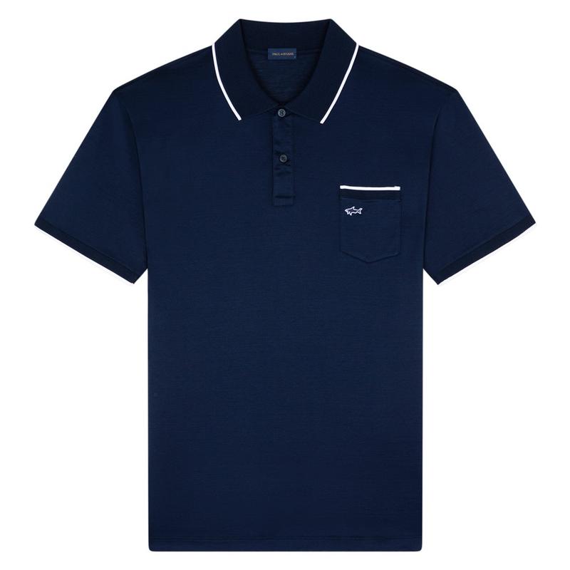 CHEST POCKET POLO Navy