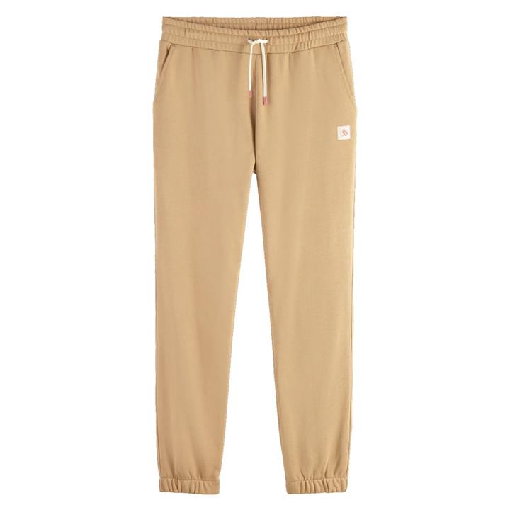 ESSENTIAL LOGO BADGE SWEATPANTS Beige