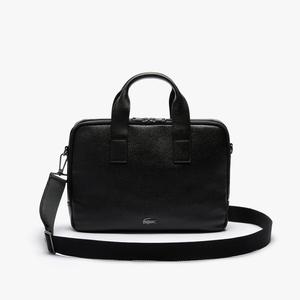 Men's Soft Matte Full-Grain Leather Crossbody