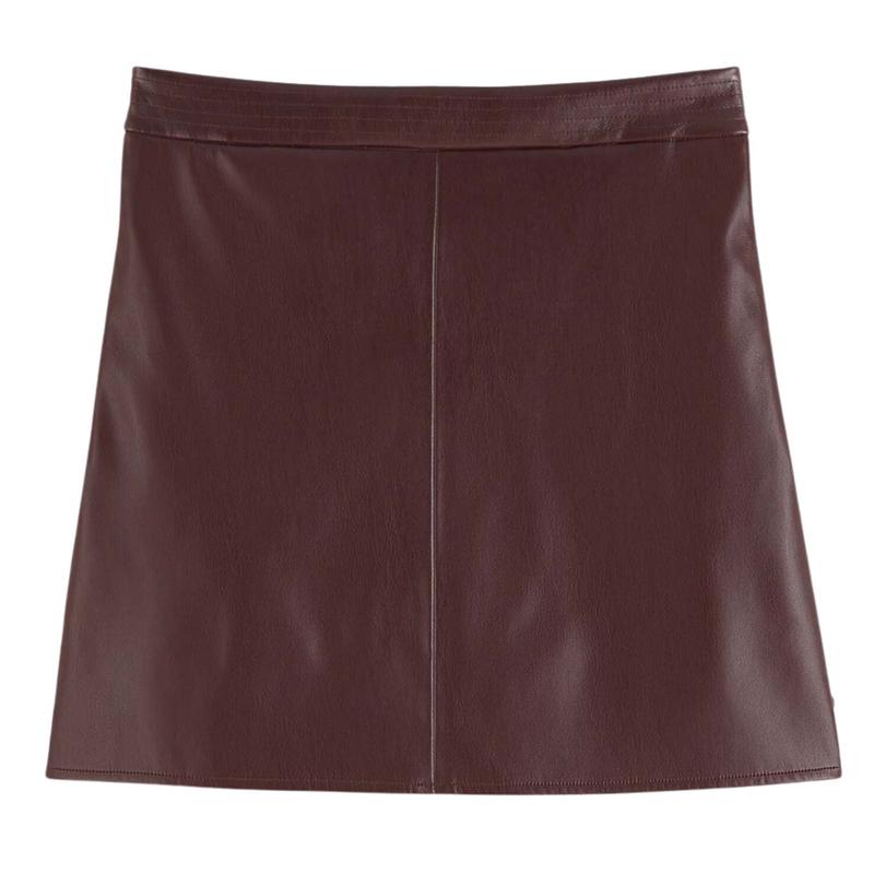 Faux leather mini skirt xl hotsell