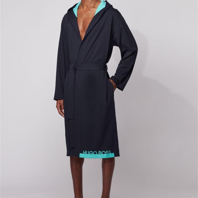 GOTS® Organic Cotton Extra Heavyweight Kimono Robe Set - Dark Navy –  Druthers NYC