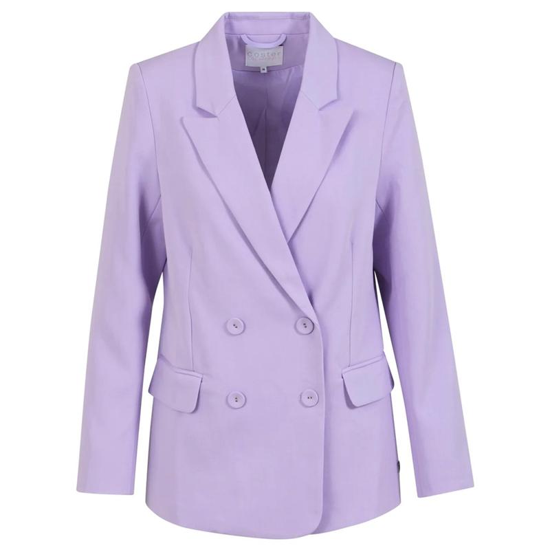 Purple double breasted blazer best sale