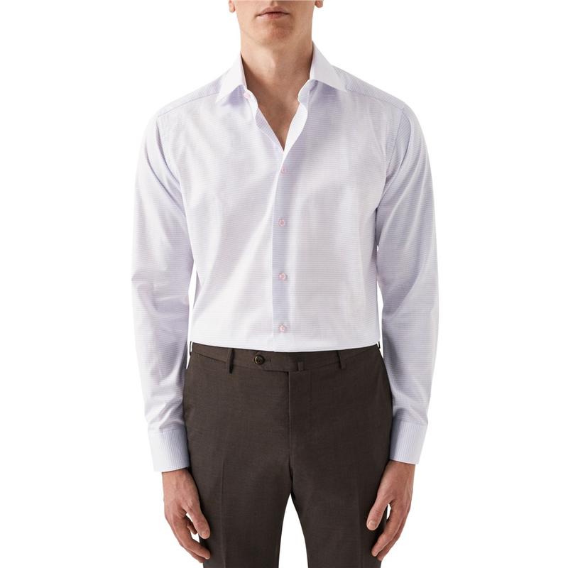 micro check shirt