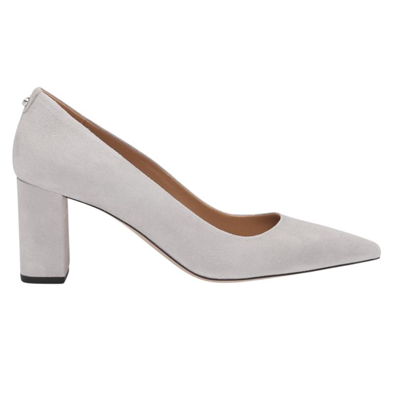 JANET SUEDE PUMPS 6 US Light Grey