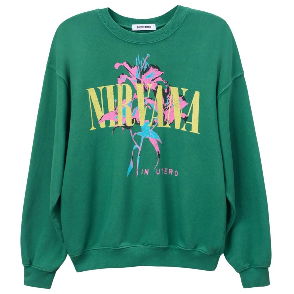 トップス NIRVANA VINTAGE LIKE SWEAT RARE DEADSTOCK Vintage NIRVANA Kurt Cobain Hoodie Sweater
