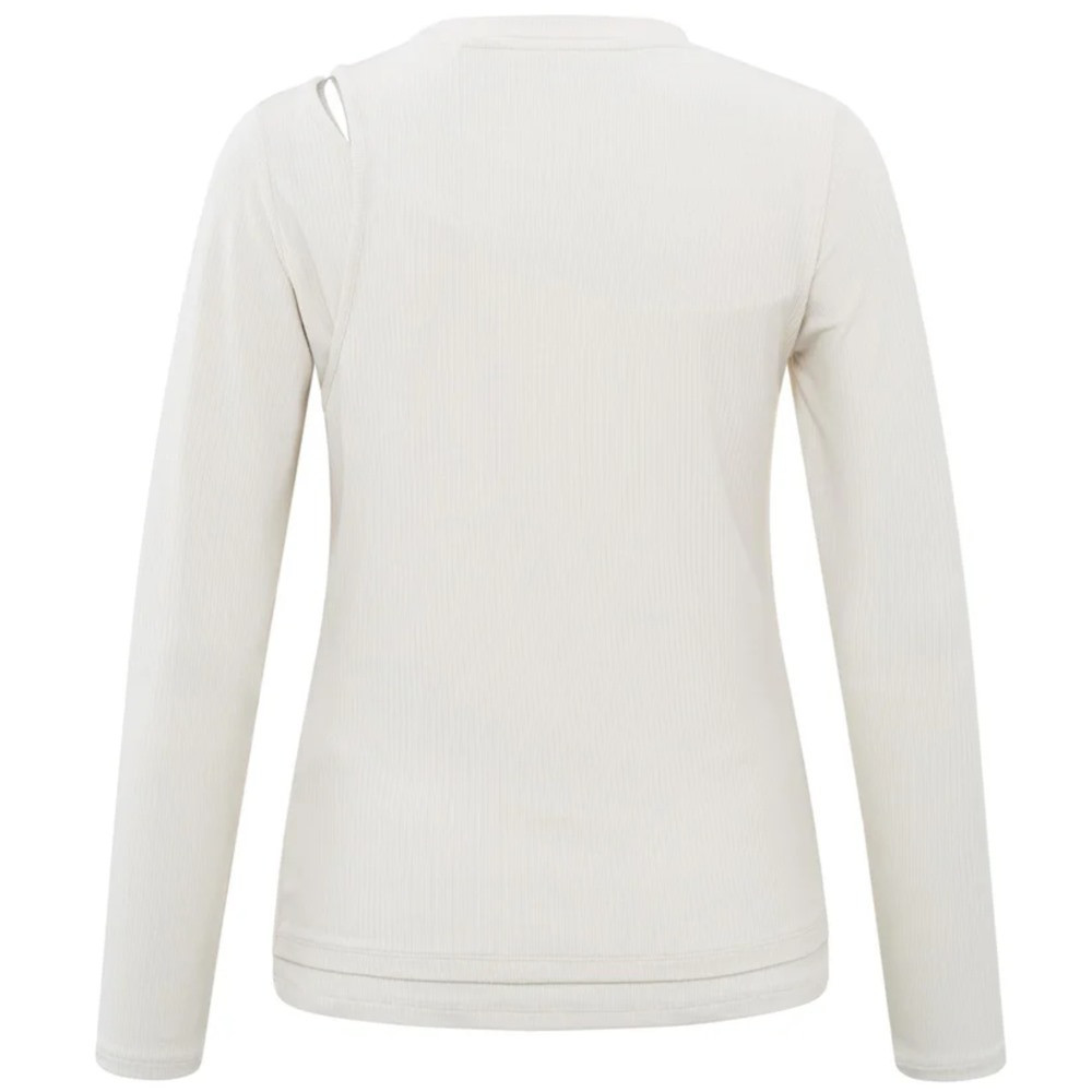 Pull Femme YAYA WOMAN Gris Avec Zip Au Dos - 38% Mohair - Taille XS/38 - Occasion Très Bon état