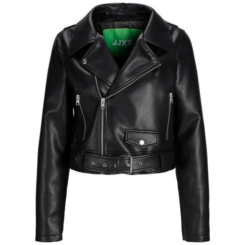 High quality faux leather jacket best sale