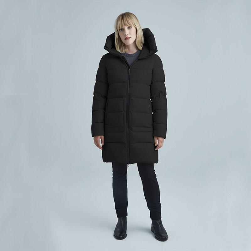 MARILIA Semi fitted three quarter length coat XL Black M2 Boutiques