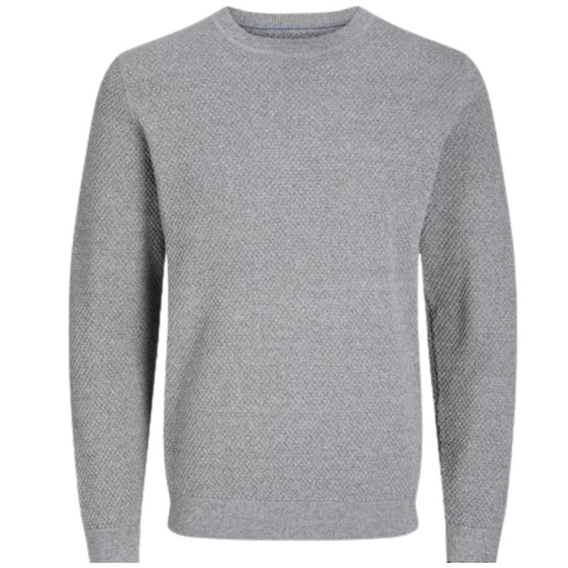 Gray crew neck sweatshirt on sale