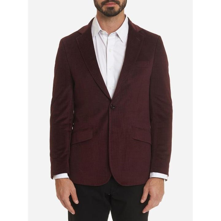 Burgundy velvet outlet sport coat