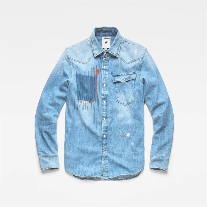 3301 Slim Shirt S Denim Slim | M2 Boutiques