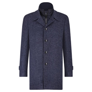 Manteau De Spectacle En Maille Hudson – Bleu Marine, Homme – R.J. Classics
