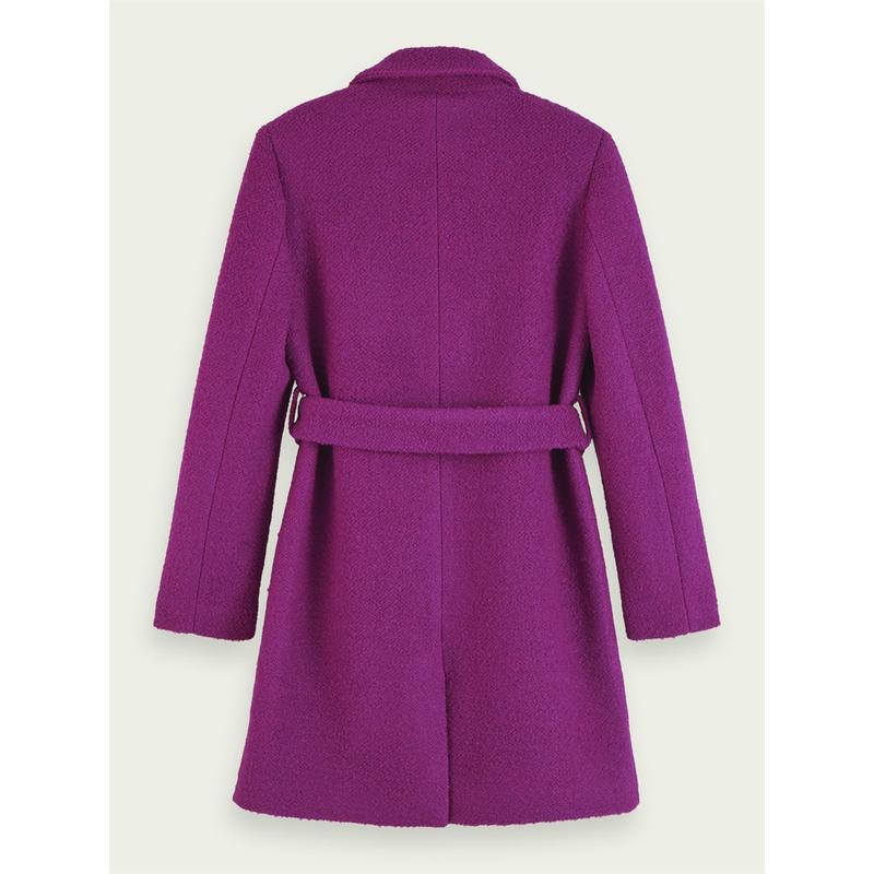 Purple wool coat hotsell