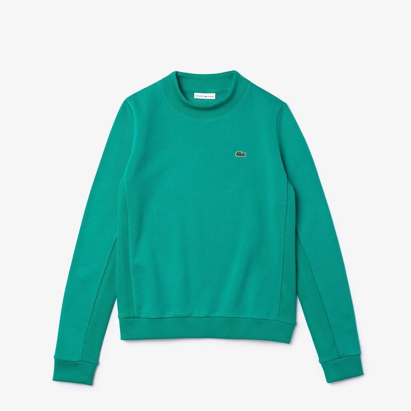 Women's lacoste sport tennis cotton deals fleece sweatshirt