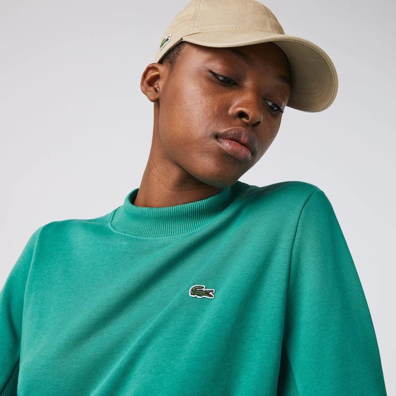 Women's lacoste sport top tennis cotton fleece sweatshirt