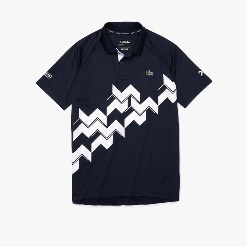 leave Tell building Men's Lacoste SPORT x Novak Djokovic Breathable Jersey Polo Shirt XXL Navy  | M2 Boutiques