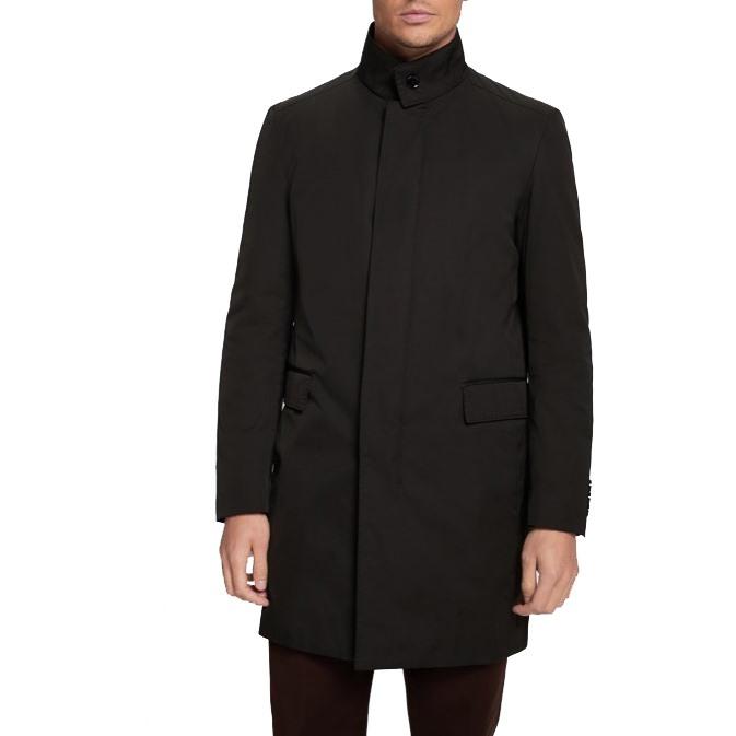 Mayfair Coat 48 Black Mock Neck | M2 Boutiques