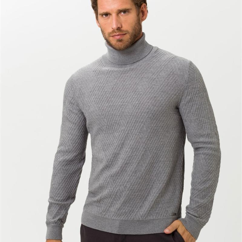 Brian Turtleneck Sweater M Grey Turtle Neck M2 Boutiques