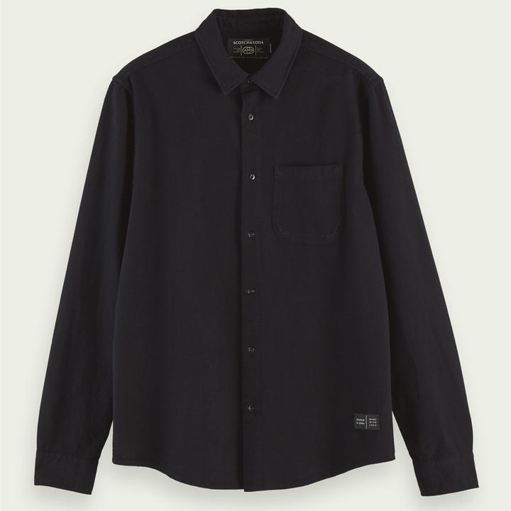 Black oxford shirt mens best sale