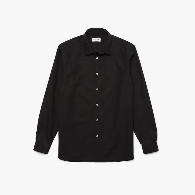 Premium Cotton Poplin Shirt 15¾ Black Regular | M2 Boutiques