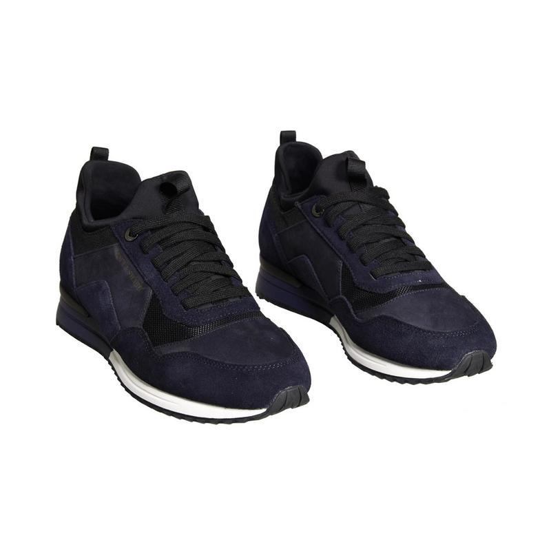 Navy 2025 platform sneakers